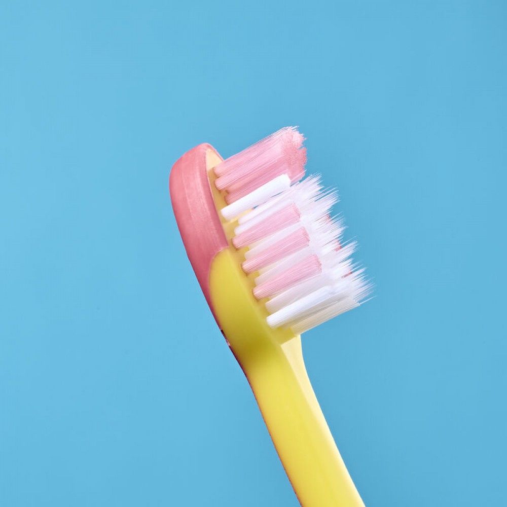 Зубна щітка Flossbrush (від 6 років) - Yellow, (Brush-baby)