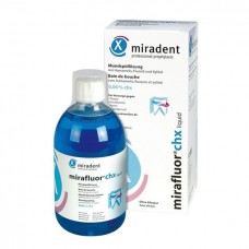 Рідина для полоскання ротової порожнини Mirafluor з CHX 0,06% (500мл), (Miradent)