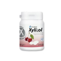 Льодяники з ксилітолом Xylitol Drops в банці, вишня (26 шт), (Miradent)