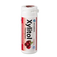 Жувальна гумка з ксилітолом Xylitol Chewing Gum Cranberry (30 шт), (Miradent)