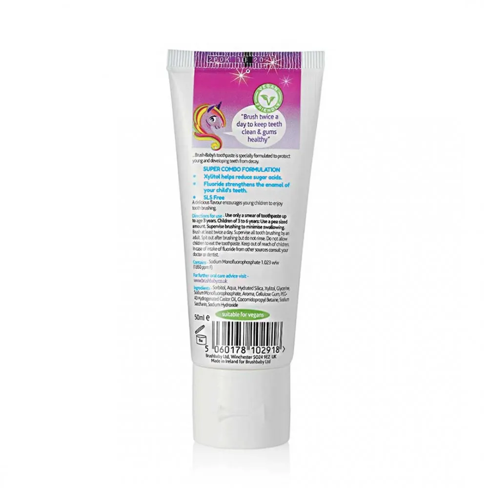 Зубна паста Unicorn Strawberry (3+), (Brush-baby)