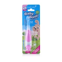 Електрична зубна щітка BabySonic (від 0 до 3 років) - Pink, (Brush-baby)