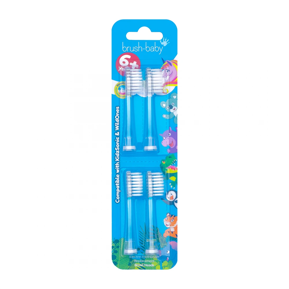 Сменные насадки к щетке WildOnes (0-10 лет), (Brush-baby)
