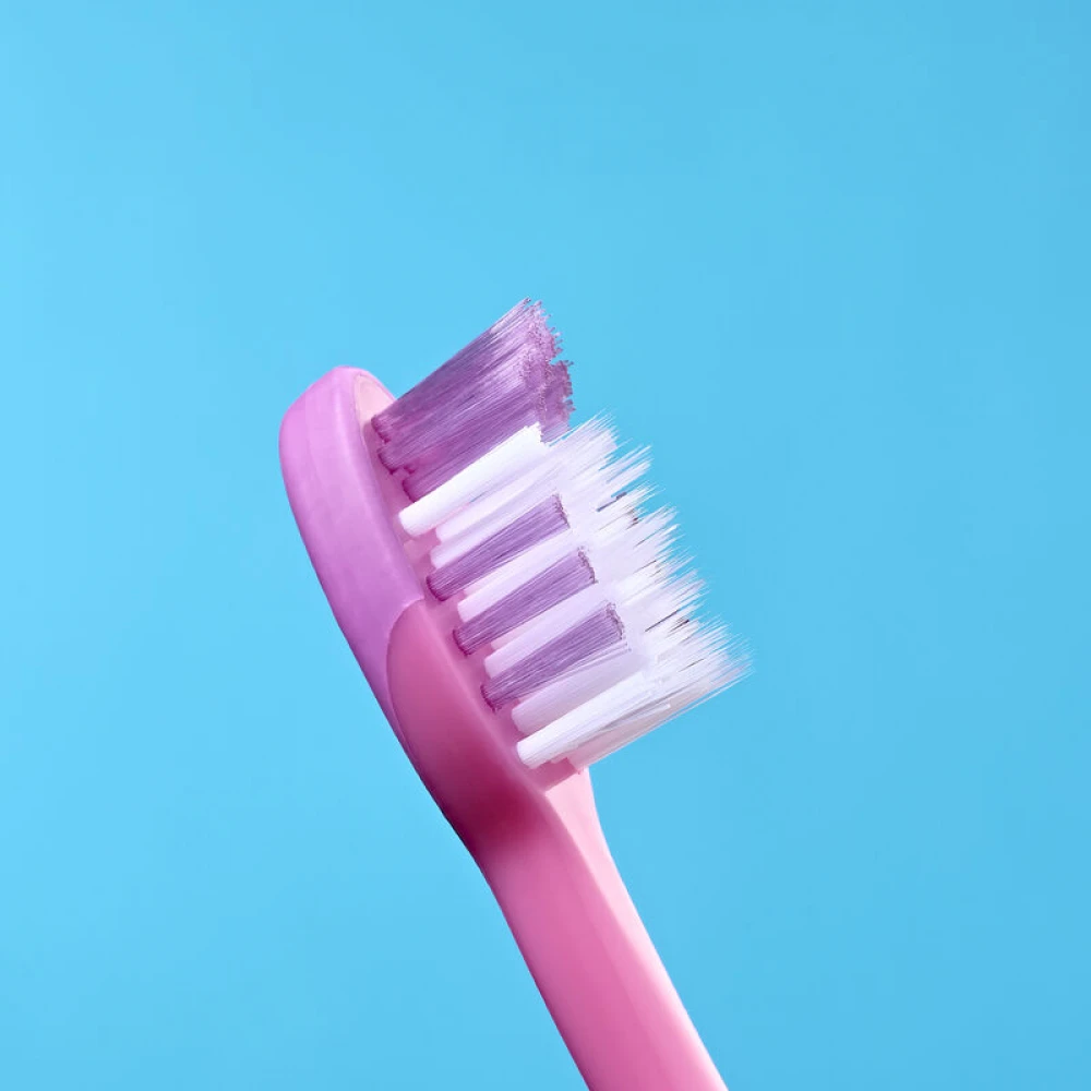 Зубная щетка Flossbrush (от 6 лет) - Pink, (Brush-baby)
