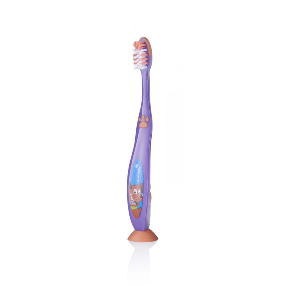 Зубна щітка Flossbrush (від 6 років) - Purple, (Brush-baby)