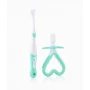 Набор: прорезыватель для зубов и щетка First Brush and Teether Set (от 0 до 3 лет), (Brush-baby)