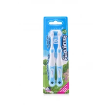 Зубна щітка від 0 до 18 місяців First Brush (2 шт) - Blue, (Brush-baby)