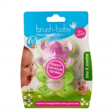 Прорізувач MolarMunch Teether - Pink/Green, (Brush-baby)
