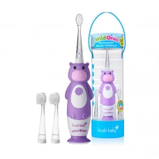 Електрична зубна щітка Sonic Toothbrush (0-10 років) - Бегемотик, (Brush-baby)