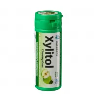 Жувальна гумка з ксилітолом Xylitol Chewing Gum Apple для дітей (30 шт), (Miradent)