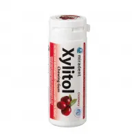 Жувальна гумка з ксилітолом Xylitol Chewing Gum Cranberry (30 шт), (Miradent)